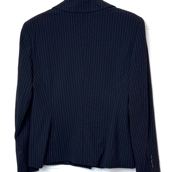 Ladies Escada Black Wool Double Breasted Blazer Jacket Lined, Size 42FR 10US - Picture 5 of 6